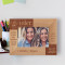 A Sister Is One Who Reaches For Your Hand Personalized Wooden Frame-6" x 4" Brown Horizontal