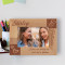 Sisters Are Friends We Have For A Lifetime Personalized Wooden Frame-6" x 4" Brown Horizontal