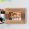 Sister Is The Friend That Everybody Deserves Personalized Wooden Frame-5" x 3 1/2" Brown Horizontal