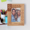 A Sister Is Often A Mentor Personalized Wooden Frame 4" x 6" Brown (Vertical)