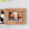 Sisters Memories Smile Fun Adventures Personalized Wooden Frame-6" x 4" Brown Horizontal