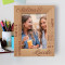 Sisters Memories Smile Fun Adventures Personalized Wooden Frame 5" x 7" Brown (Vertical)