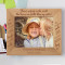 There's Nobody In The World That Knows Me Better Than My Sister Personalized Wooden Frame-10" x 8" Brown Horizontal