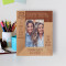 A Sister Is A Little Bit Of Childhood Personalized Wooden Frame 3 1/2" x 5" Brown (Vertical)