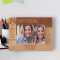 A Sister Is A Little Bit Of Childhood Personalized Wooden Frame-6" x 4" Brown Horizontal