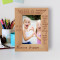 Sister Is Someone Who Listens When You Talk Personalized Wooden Frame 4" x 6" Brown (Vertical)