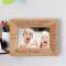 Sister Is Someone Who Listens When You Talk Personalized Wooden Frame-6" x 4" Brown Horizontal