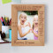 Sister Is Someone Who Listens When You Talk Personalized Wooden Frame 5" x 7" Brown (Vertical)