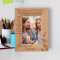 Sisters Helps You Find Important Things When You Have Lost Them Personalized Wooden Frame 4" x 6" Brown (Vertical)