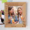 Sisters Helps You Find Important Things When You Have Lost Them Personalized Wooden Frame 8" x 10" Brown (Vertical)