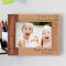 A Sister Is A Little Bit Of Childhood That Can Never Be Lost Personalized Wooden Frame-7" x 5" Brown Horizontal