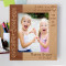 A Sister Is A Little Bit Of Childhood That Can Never Be Lost Personalized Wooden Frame 8" x 10" Brown (Vertical)