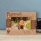 Brother Is A Friend That Will Love You Forever Personalized Wooden Frame-6" x 4" Brown Horizontal
