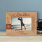 Brothers Aren't Simply Close Brothers Are Knit Together Personalized Wooden Frame-6" x 4" Brown Horizontal