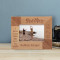 A Brother Is A Lens Through Which You See Your Childhood Personalized Wooden Frame-5" x 3 1/2" Brown Horizontal