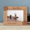 A Brother Is A Lens Through Which You See Your Childhood Personalized Wooden Frame-7" x 5" Brown Horizontal