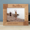 A Brother Is A Lens Through Which You See Your Childhood Personalized Wooden Frame-10" x 8" Brown Horizontal