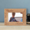 Brother Personalized Wooden Frame-6" x 4" Brown Horizontal
