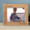 Brother Personalized Wooden Frame-10" x 8" Brown Horizontal