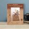 Always My Brother Forever My Friend Personalized Wooden Frame 4" x 6" Brown (Vertical)
