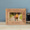 Because I Have Brother I'll Always Have A Friend Personalized Wooden Frame-5" x 3 1/2" Brown Horizontal