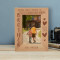 Because I Have Brother I'll Always Have A Friend Personalized Wooden Frame 4" x 6" Brown (Vertical)