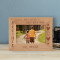 Because I Have Brother I'll Always Have A Friend Personalized Wooden Frame-6" x 4" Brown Horizontal