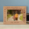 Because I Have Brother I'll Always Have A Friend Personalized Wooden Frame-7" x 5" Brown Horizontal