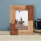  Brothers Are What Best Friends Can Never Be Personalized Wooden Frame 4" x 6" Brown (Vertical)