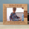 Friends Are Forever Brother Are For Live Personalized Wooden Frame-10" x 8" Brown Horizontal