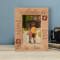Brothers Are Those Childhood Playmates Who Grow Up To Be Forever Friends Personalized Wooden Frame 4" x 6" Brown (Vertical)