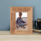 Best Brother Personalized Wooden Frame 3 1/2" x 5" Brown (Vertical)