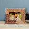 Brothers Personalized Wooden Frame-5" x 3 1/2" Brown Horizontal