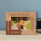 Brothers Personalized Wooden Frame-6" x 4" Brown Horizontal