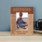 Brothers Are What Best Friends Can Never Be Personalized Wooden Frame 3 1/2" x 5" Brown (Vertical)