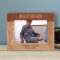 Brothers Are What Best Friends Can Never Be Personalized Wooden Frame-7" x 5" Brown Horizontal