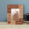 Best Brother Are Forever Friends Whose Hearts Are Bound Together By The Love Of A Family Personalized Wooden Frame 3 1/2" x 5" Brown (Vertical)