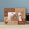 Best Brother Are Forever Friends Whose Hearts Are Bound Together By The Love Of A Family Personalized Wooden Frame-6" x 4" Brown Horizontal