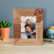 Sometimes The Heart Sees What Is Invisible To The Eye Personalized Wooden Frame 3 1/2" x 5" Brown (Vertical)
