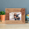 Sometimes The Heart Sees What Is Invisible To The Eye Personalized Wooden Frame-5" x 3 1/2" Brown Horizontal
