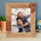 Sometimes The Heart Sees What Is Invisible To The Eye Personalized Wooden Frame 8" x 10" Brown (Vertical)