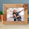 Sometimes The Heart Sees What Is Invisible To The Eye Personalized Wooden Frame-10" x 8" Brown Horizontal