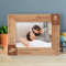 In All The World There Is No Heart For Me Like Yours There Is No Love For You Like Mine Personalized Wooden Frame-7" x 5" Brown Horizontal