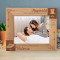 In All The World There Is No Heart For Me Like Yours There Is No Love For You Like Mine Personalized Wooden Frame-10" x 8" Brown Horizontal