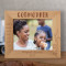 Godmother Walking Beside Me To Help And Guide Me Personalized Wooden Frame-10" x 8" Brown Horizontal