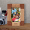 Godmother Is Blessing Of Love Personalized Wooden Frame 4" x 6" Brown (Vertical)