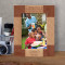 Godmother Is Blessing Of Love Personalized Wooden Frame 5" x 7" Brown (Vertical)