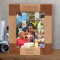 Godmother Is Blessing Of Love Personalized Wooden Frame 8" x 10" Brown (Vertical)