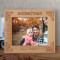 Godmother You Are Always There In Love And Prayer Personalized Wooden Frame-10" x 8" Brown Horizontal