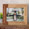 Godfather A Godchild Fills Your Heart With Love And Joy Personalized Wooden Frame-10" x 8" Brown Horizontal